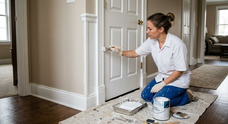 Armoire Painting in Waco, TX