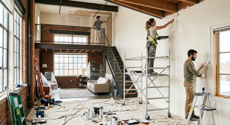 Attic Painting in Kansas City, KS