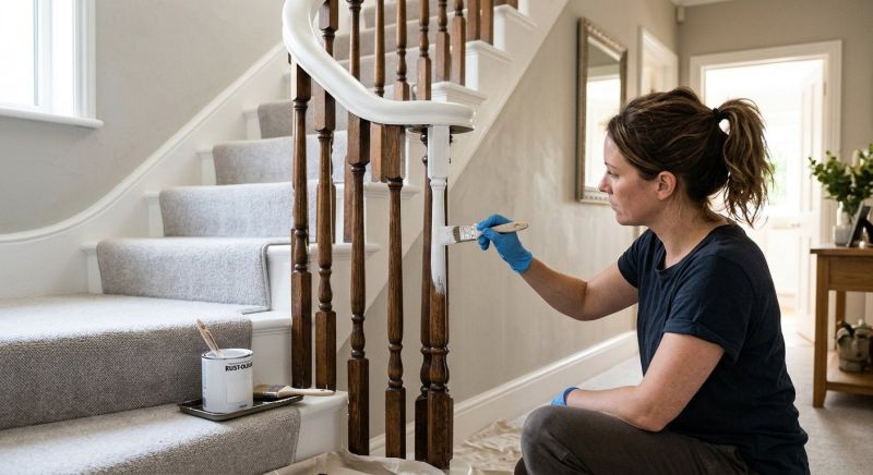 Bannister Staining in Kansas City, KS