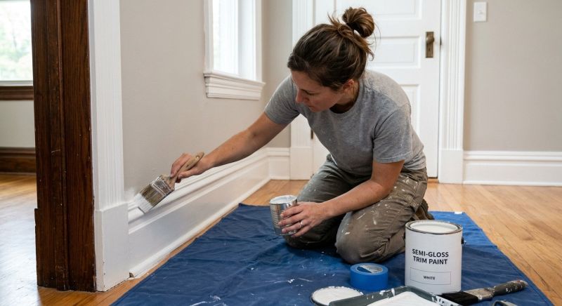 Baseboards Painting in Kansas City, KS