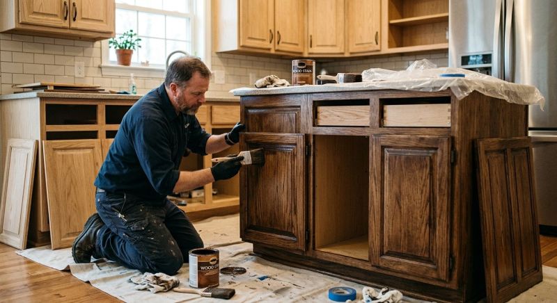 Cabinet Staining Service in Terre Haute, IN