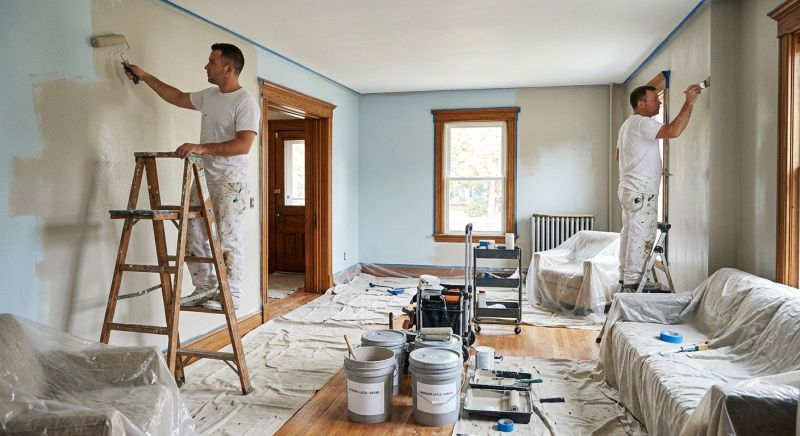 House Interior Painting in Kansas City, KS