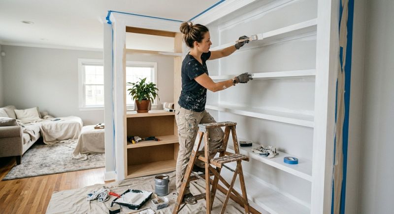 Mantel Staining in Waco, TX